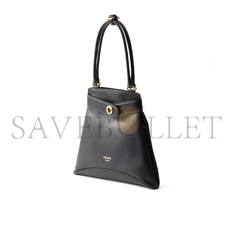 Pra*a carey medium leather tote bag 1bg567 (31*28*5cm)